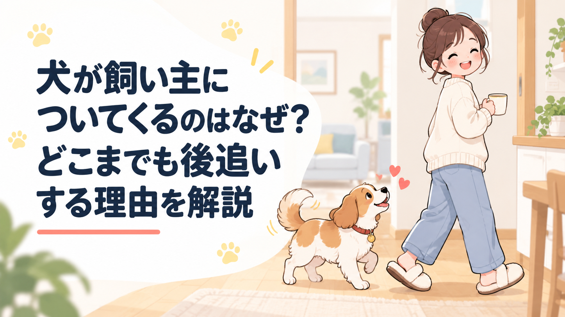 犬が飼い主についてくるのはなぜ？どこまでも後追いする理由を解説