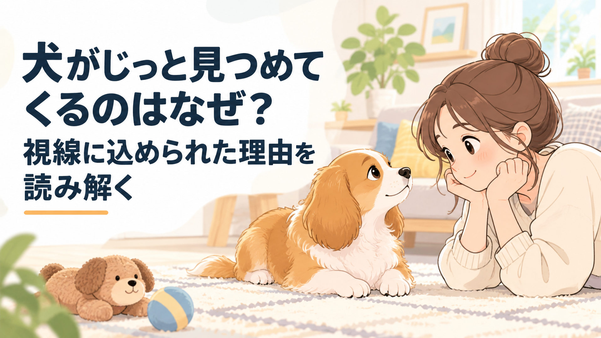 犬がじっと見つめてくるのはなぜ？視線に込められた理由を読み解く